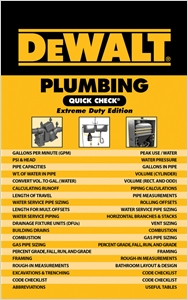 DEWALT® Plumbing Quick Check, Extreme Duty Edition cover image - DEWALT® Plumbing Quick Check, Extreme Duty Edition
