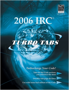 Turbo Tabs for ICC's International Residential Code 2006 cover image - Turbo Tabs for ICC's International Residential Code 2006