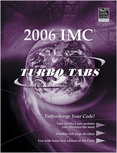 Turbo Tabs for ICC's 2006 International Mechanical Code cover image - Turbo Tabs for ICC's 2006 International Mechanical Code