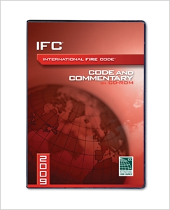 2009 International Fire Code Commentary CD cover image - 2009 International Fire Code Commentary CD