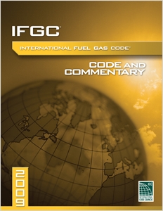 2009 International Fuel Gas Code Commentary cover image - 2009 International Fuel Gas Code Commentary