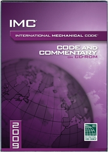 2009 International Mechanical Code Commentary CD cover image - 2009 International Mechanical Code Commentary CD