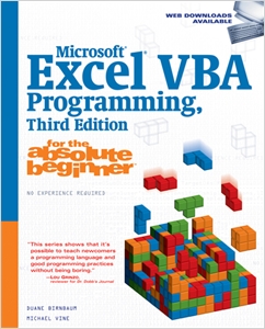 Microsoft® Excel® VBA Programming for the Absolute Beginner cover image - Microsoft® Excel® VBA Programming for the Absolute Beginner