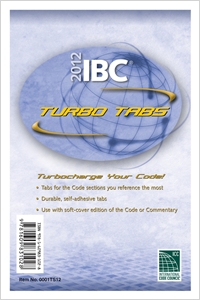 2012 International Building Code Turbo Tabs for Soft Cover Edition cover image - 2012 International Building Code Turbo Tabs for Soft Cover Edition
