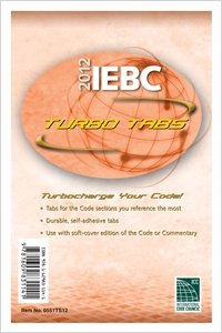 2012 International Existing Building Code Turbo Tabs for Loose Leaf Edition cover image - 2012 International Existing Building Code Turbo Tabs for Loose Leaf Edition