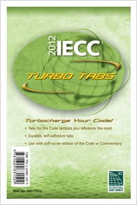 2012 International Energy Conservation Code Turbo Tabs cover image - 2012 International Energy Conservation Code Turbo Tabs
