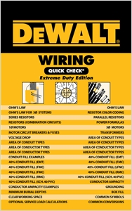 DEWALT® Wiring Quick Check cover image - DEWALT® Wiring Quick Check