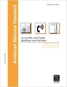 2003 ICC/ANSI Guidelines, For Accessible & Useable Buildings & Facilities cover image - 2003 ICC/ANSI Guidelines, For Accessible & Useable Buildings & Facilities
