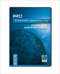 2009 International Residential Code Commentary CD, Volume 1 and 2 cover image - 2009 International Residential Code Commentary CD, Volume 1 and 2