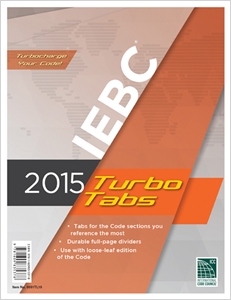 2015 International Existing Building Code® Turbo Tabs for Loose Leaf Edition cover image - 2015 International Existing Building Code® Turbo Tabs for Loose Leaf Edition