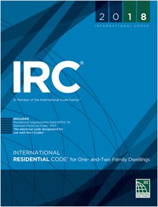 2018 International Residential Code® for One- and Two-Family Dwellings cover image - 2018 International Residential Code® for One- and Two-Family Dwellings